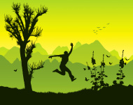 stock-illustration-3751722-leap-of-joy-in-the-mountains